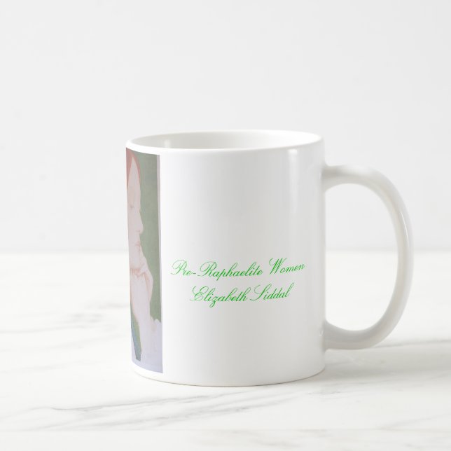 Taza De Café Elizabeth Siddal - poesía (Derecha)