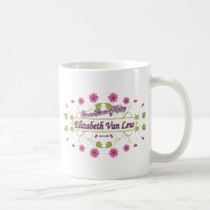 Taza De Café ~ Elizabeth Van/mujeres famosas de Lew de los