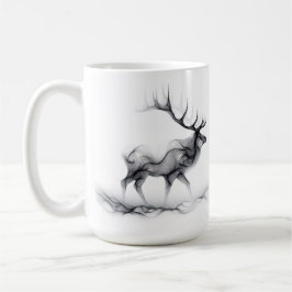 Taza De Café Elk Deer Stag Silhouette Mug
