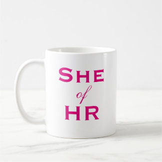 Taza De Café Ella de Damas de Recursos Humanos Título del Traba