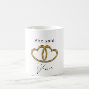 Taza De Café Ella dijo que sí mugre