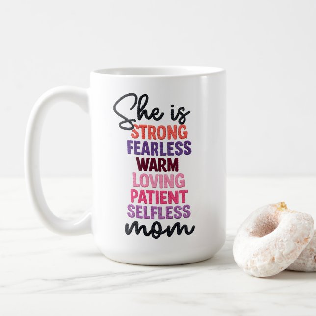 Taza De Café *Ella es Mamá (Con donut)