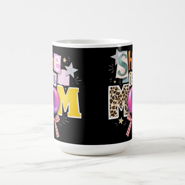 Taza De Café Ella es mamá apreciación a mamá (Centro)