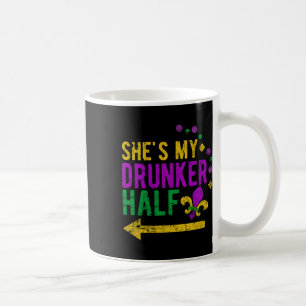 Taza De Café Ella es mi mitad más borracha Parejas borrachas de