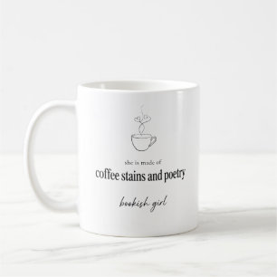Taza De Café Ella Está Hecha De Manchas De Café Y Poesía Bookis