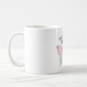 Taza De Café Ella florece, vuela - mariposa Inspiradora