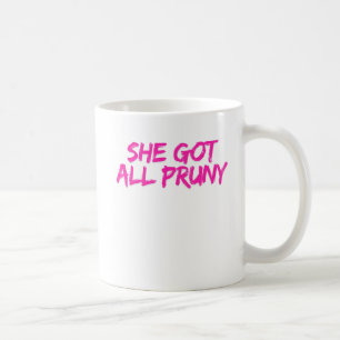Taza De Café Ella se arrugó completamente