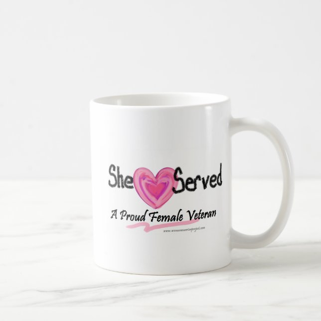 Taza De Café Ella sirvió la colección (Derecha)