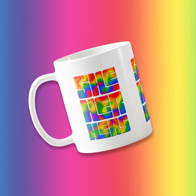 Taza De Café Ella su prólogo pronuncia el arcoiris (Subido por el creador)