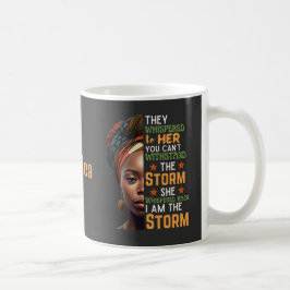 Taza De Café Ella Susurró Que Yo Soy La Tormenta Añadir Nombre 