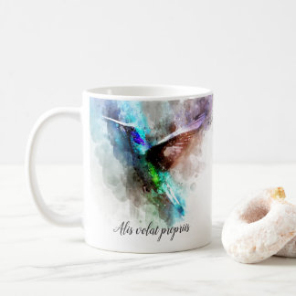 Taza De Café Ella vuela con sus propias alas - Alis volat propi