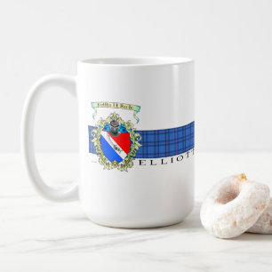 Taza De Café Elliott Escudo & Tartan Coffee or Tea Mug