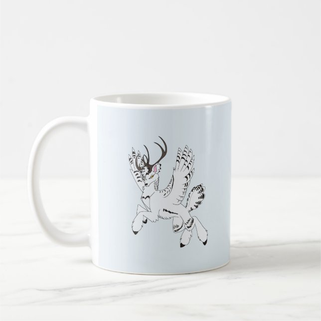 Taza De Café Ellis Fantasy Reindeer Untamed Unapologetic (Izquierda)