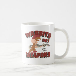 Taza De Café ELMER FUDD™ & BUGS BUNNY™ "Conejos No Son Armas"