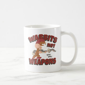 Taza De Café ELMER FUDD™ & BUGS BUNNY™ "Conejos No Son Armas"