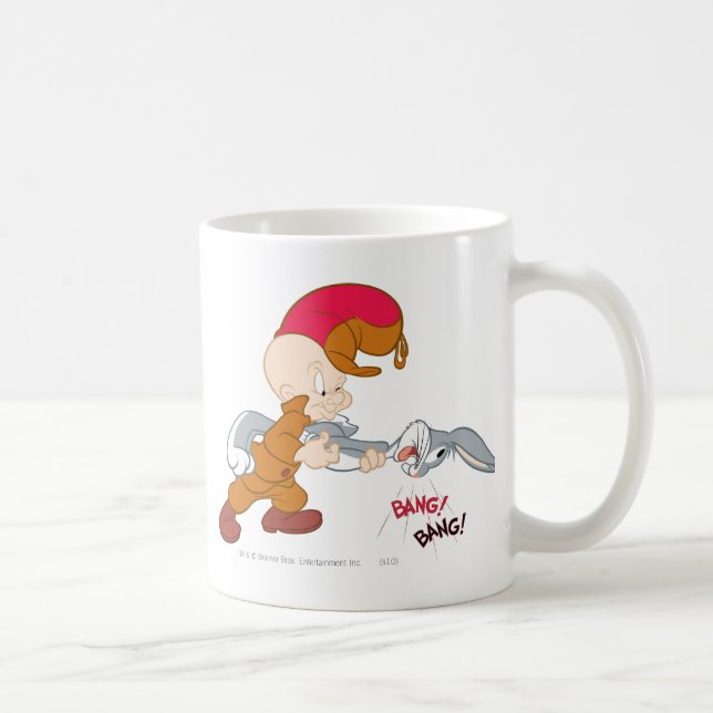 Taza De Café ELMER FUDD™ y BUGS BUNNY™ (Derecha)