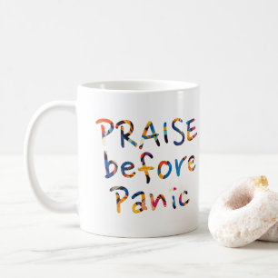 Taza De Café Elogio antes del pánico