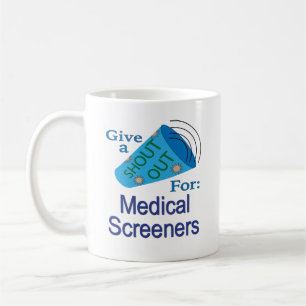 Taza De Café Elogio para los que hacen tamizaje médico