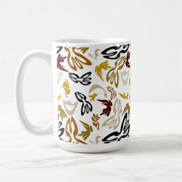 Taza De Café Elves, Butterflies and Masks 1