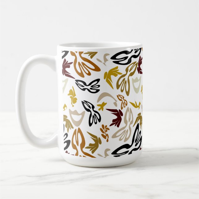 Taza De Café Elves, Butterflies and Masks 1 (Izquierda)