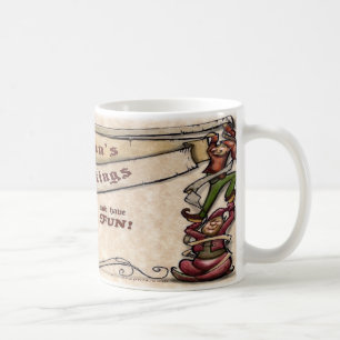 Taza De Café Elves - Saludos de temporada