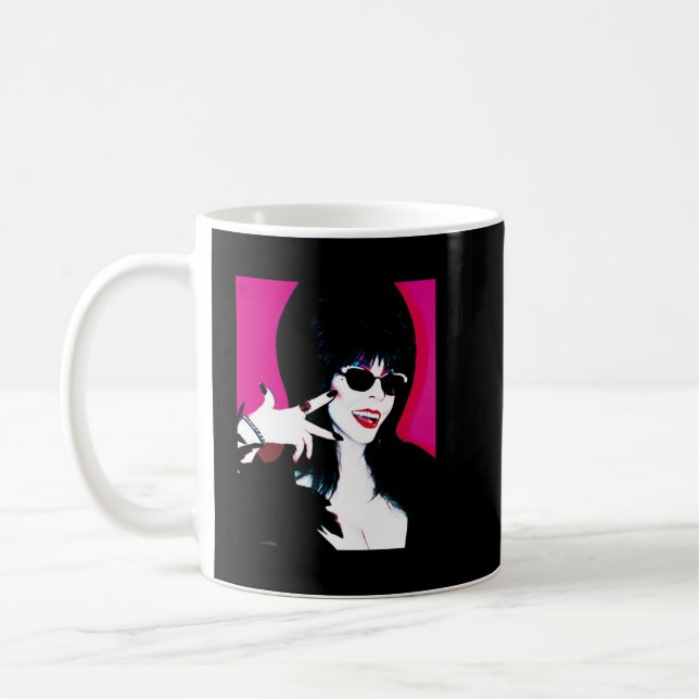 Taza De Café Elvira popart 1 (Izquierda)