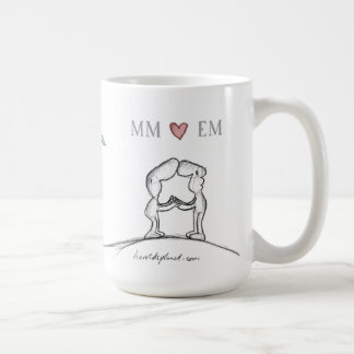 Taza De Café EM del corazón del milímetro