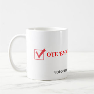 Taza De Café Em hacia fuera 2012 del voto