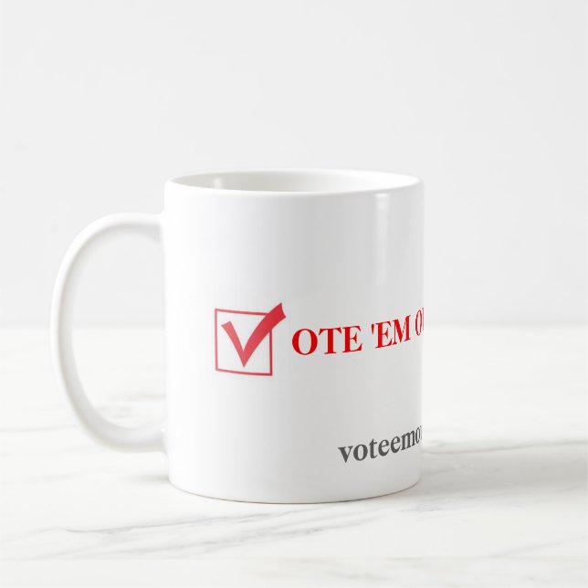 Taza De Café Em hacia fuera 2012 del voto (Izquierda)