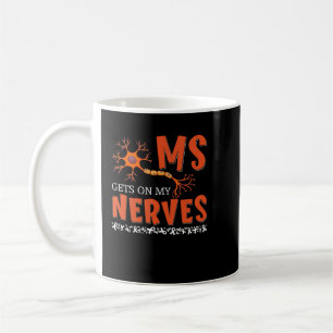 Taza De Café EM Ponte En Mis Nervios Múltiples Conciencia Sobre