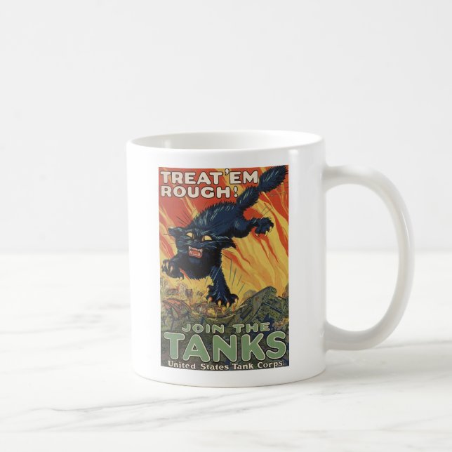 Taza De Café Em Rough-1918 de la invitación (Derecha)