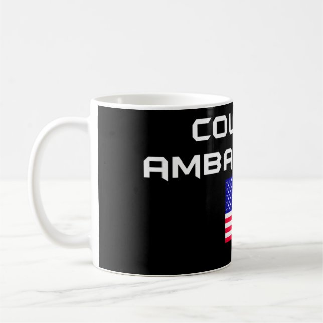 Taza De Café Embajador de mi país (Izquierda)