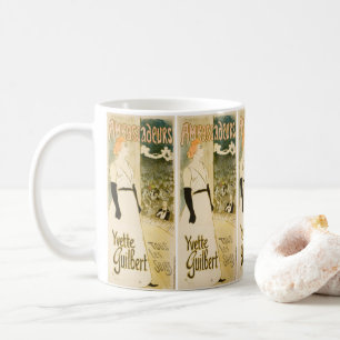 Taza De Café Embajadores Yvette Guilbert por Theophile Steinlen