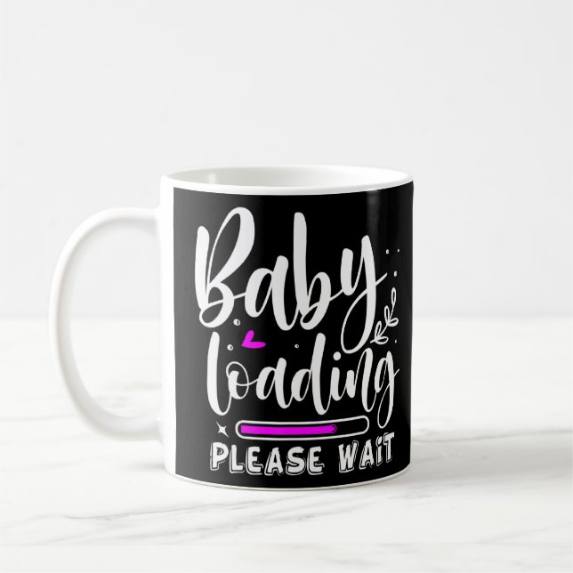Taza De Café Embarazo divertido 2022 anunciando a madre (Izquierda)