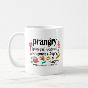 Taza De Café Embarazo + Enojo y Hambre = Enojado