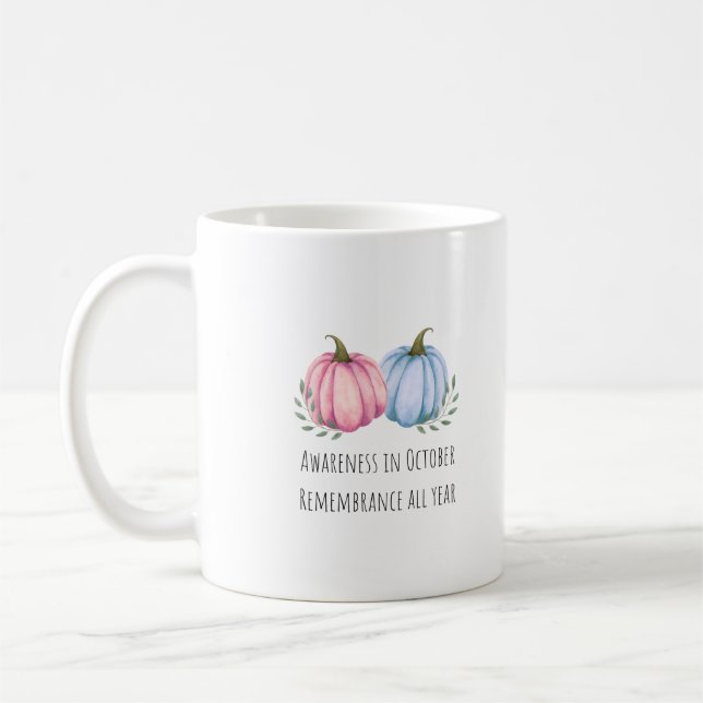 Taza De Café Embarazo Lesiones Infantiles Conciencia Mes Mug Ca (Izquierda)