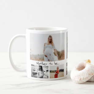 Taza De Café Embarazo Ocho Fotos Collage Mug Para Ella