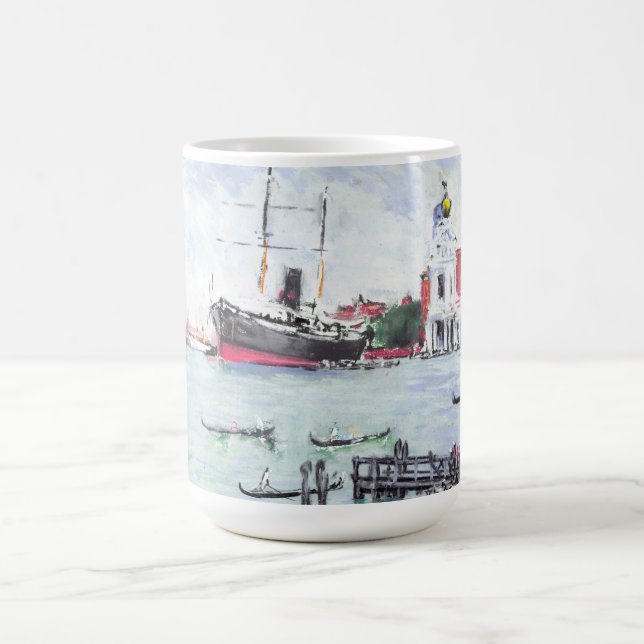 Taza De Café Embarcadero 1901 de la excursión de Venecia Italia (Centro)