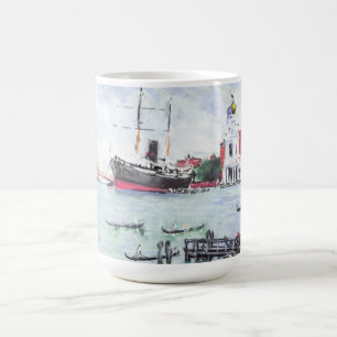 Taza De Café Embarcadero 1901 de la excursión de Venecia Italia