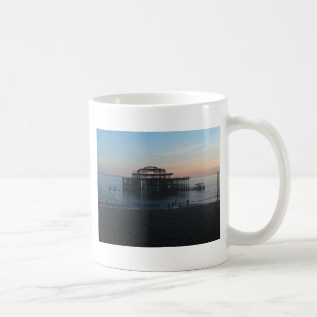 Taza De Café Embarcadero del oeste Brighton (Derecha)