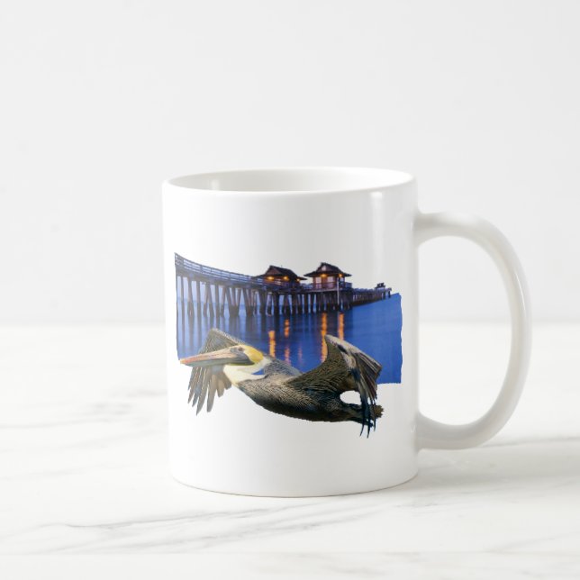 Taza De Café Embarcadero del pelícano (Derecha)