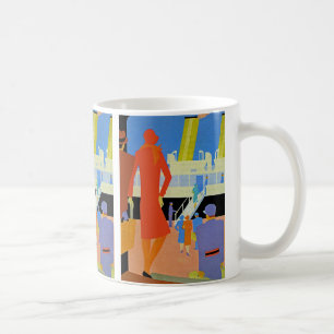 Taza De Café Embarque del art déco