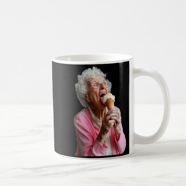 Taza De Café Embarring Old Ladies Meme Grandma Grandmother Gran (Derecha)