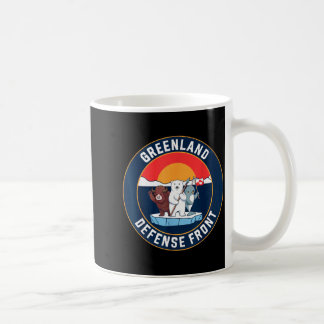 Taza De Café Emblema Ártico del Oso Lar de la Guardia de Groenl