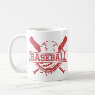 Taza De Café Emblema clásico de béisbol