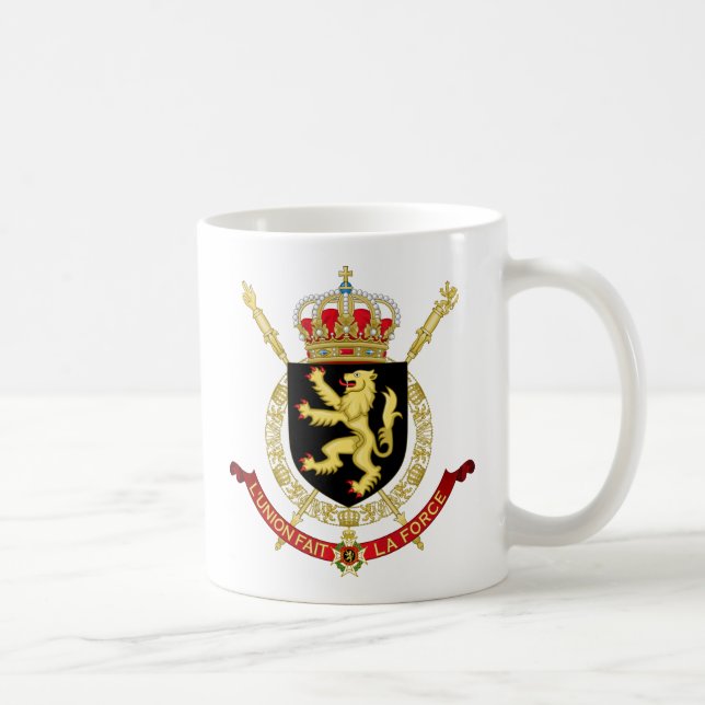 Taza De Café emblema de Bélgica (Derecha)