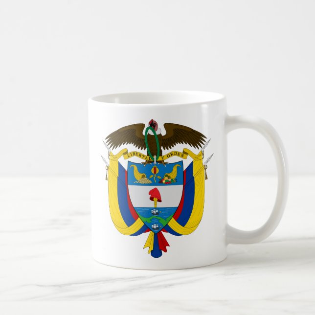 Taza De Café emblema de colombia (Derecha)