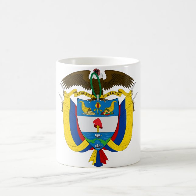 Taza De Café emblema de colombia (Centro)