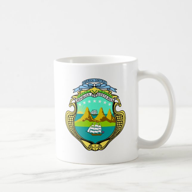Taza De Café emblema de Costa Rica (Derecha)