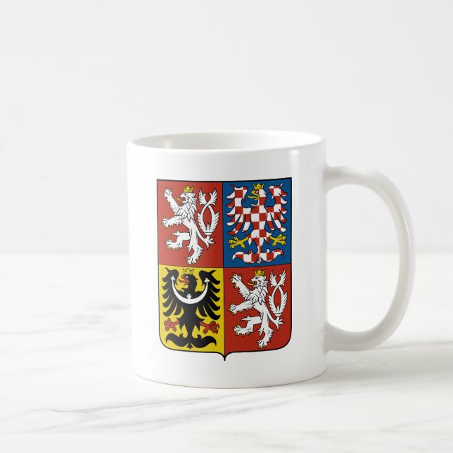 Taza De Café emblema de Czech (Derecha)